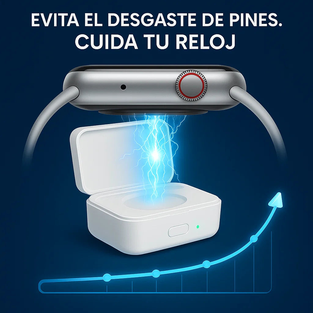 🔋 Cargador de Reloj Inalámbrico – Portátil, Inteligente y Siempre Contigo