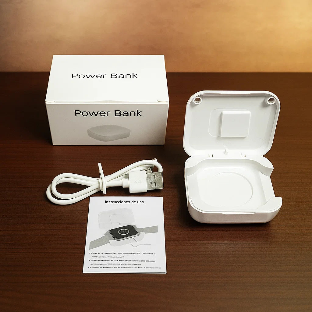 🔋 Cargador de Reloj Inalámbrico – Portátil, Inteligente y Siempre Contigo