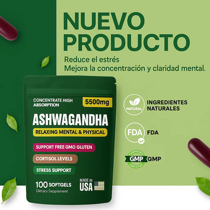 🌿 ASHWAGANDHA – TRATAMIENTO PARA 3 MESES POR SOLO 79.900