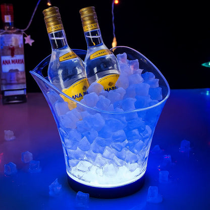 🧊 HIELERA PARLANTE LED de 5 Litros – Ilumina tus fiestas y mantén tus bebidas frías con estilo