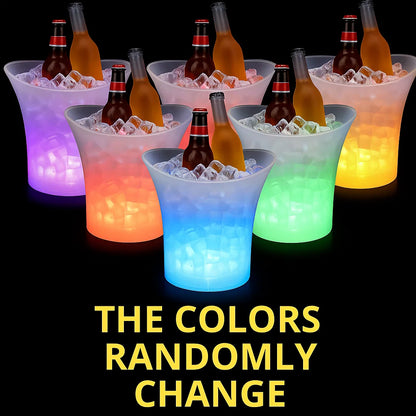 🧊 HIELERA PARLANTE LED de 5 Litros – Ilumina tus fiestas y mantén tus bebidas frías con estilo