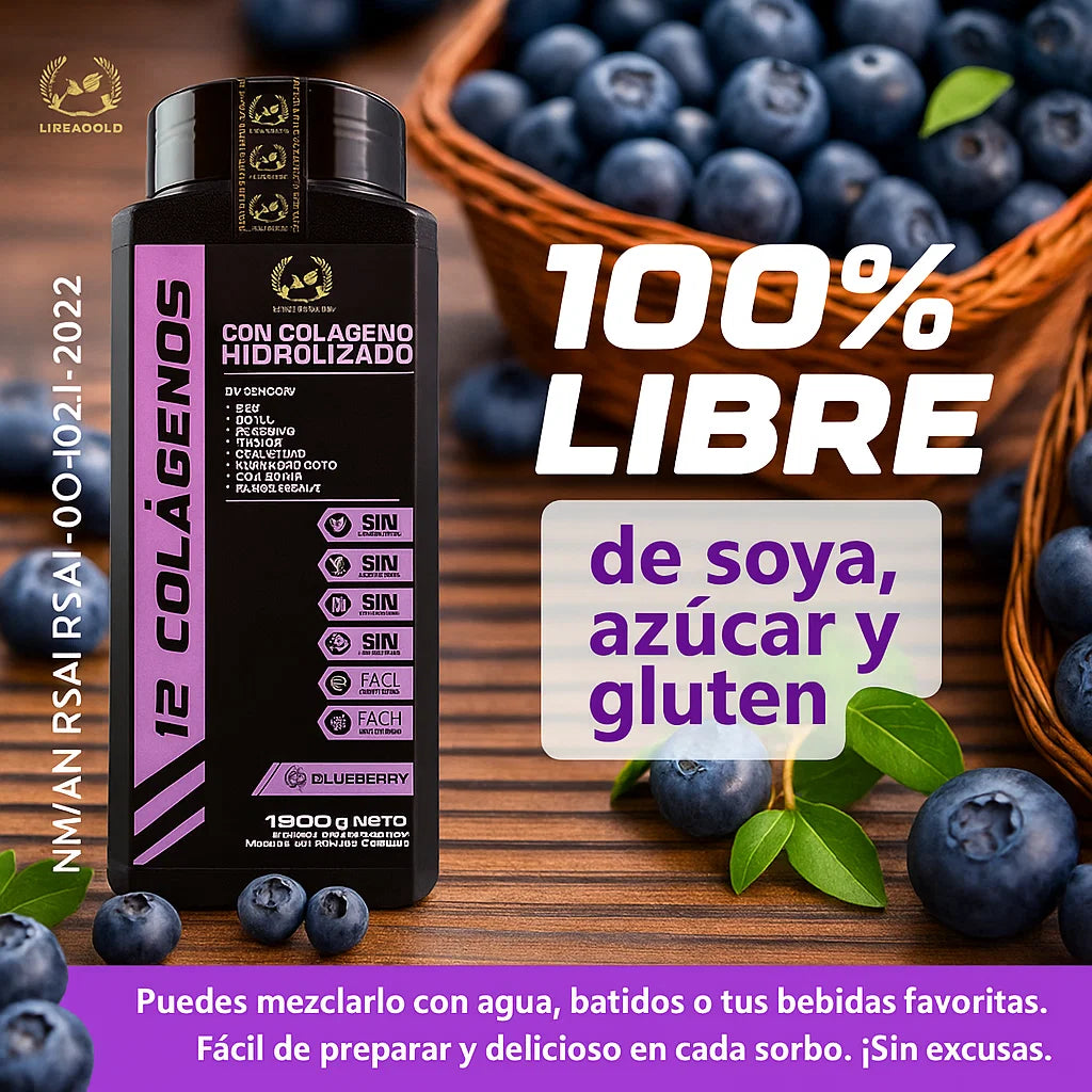 🌟 12 Colágenos Hidrolizados Premium – Belleza y Bienestar Desde Adentro