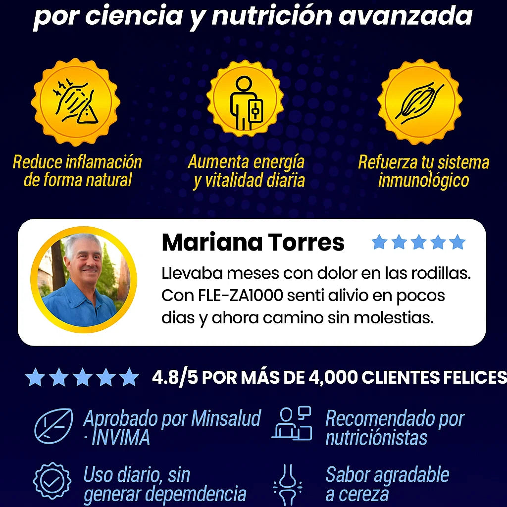 🚀 FLE-ZA 1000™ – Energía, Fuerza y Recuperación para un Cuerpo Imparable