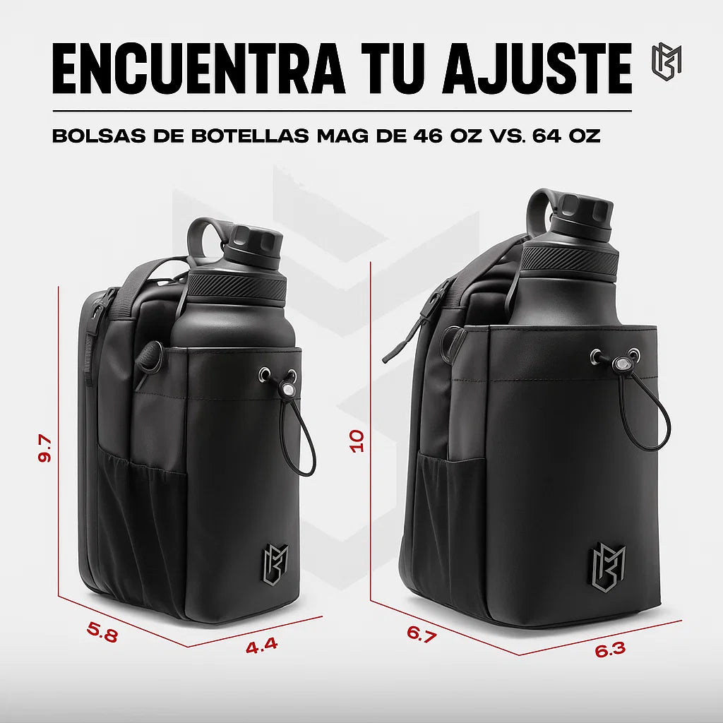 🏋️‍♂️ Bolsa de Gimnasio 4-en-1 con Soporte para Botella