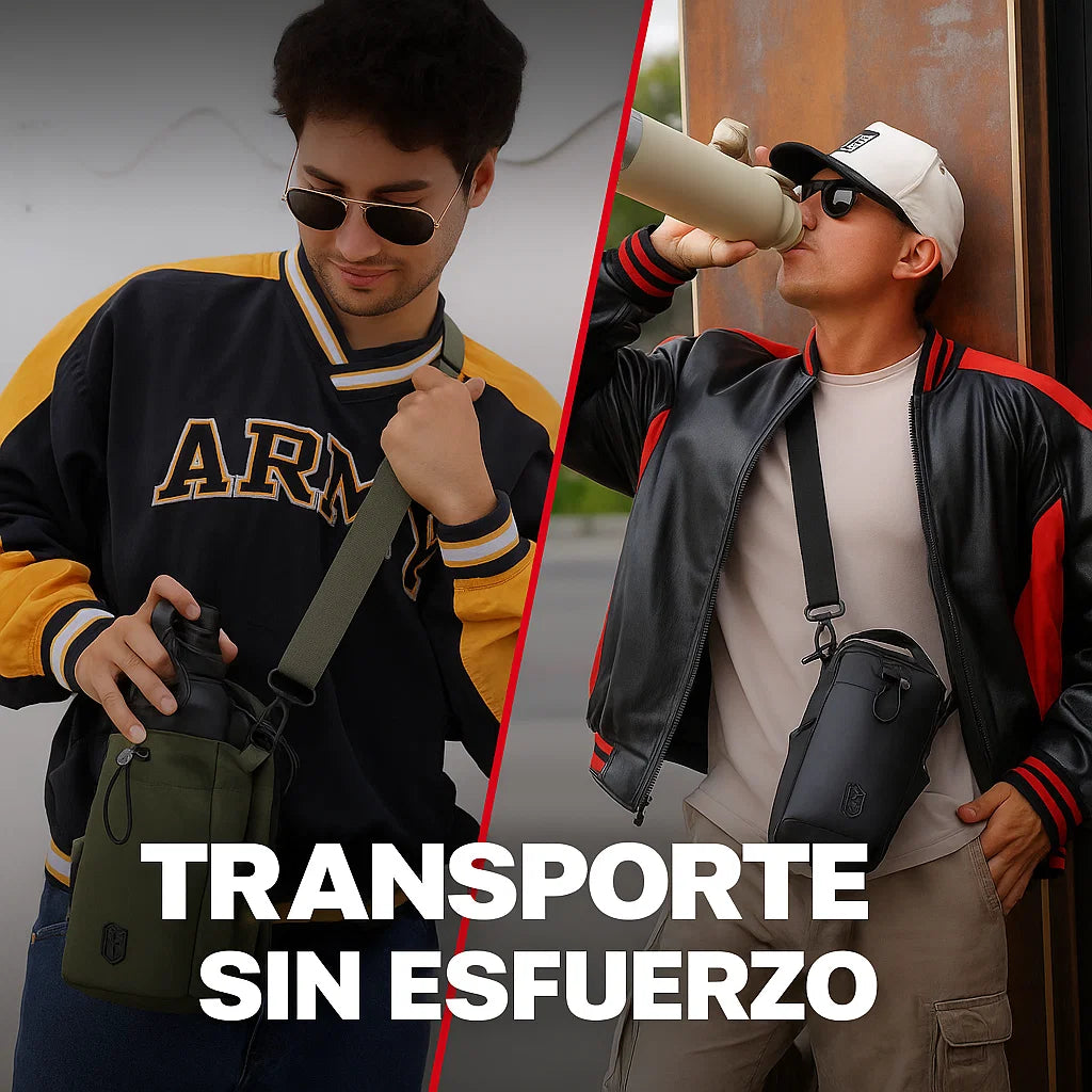 🏋️‍♂️ Bolsa de Gimnasio 4-en-1 con Soporte para Botella