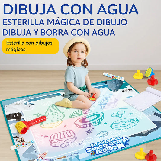 🎨 Tapete Mágico de Garabatos Acuáticos