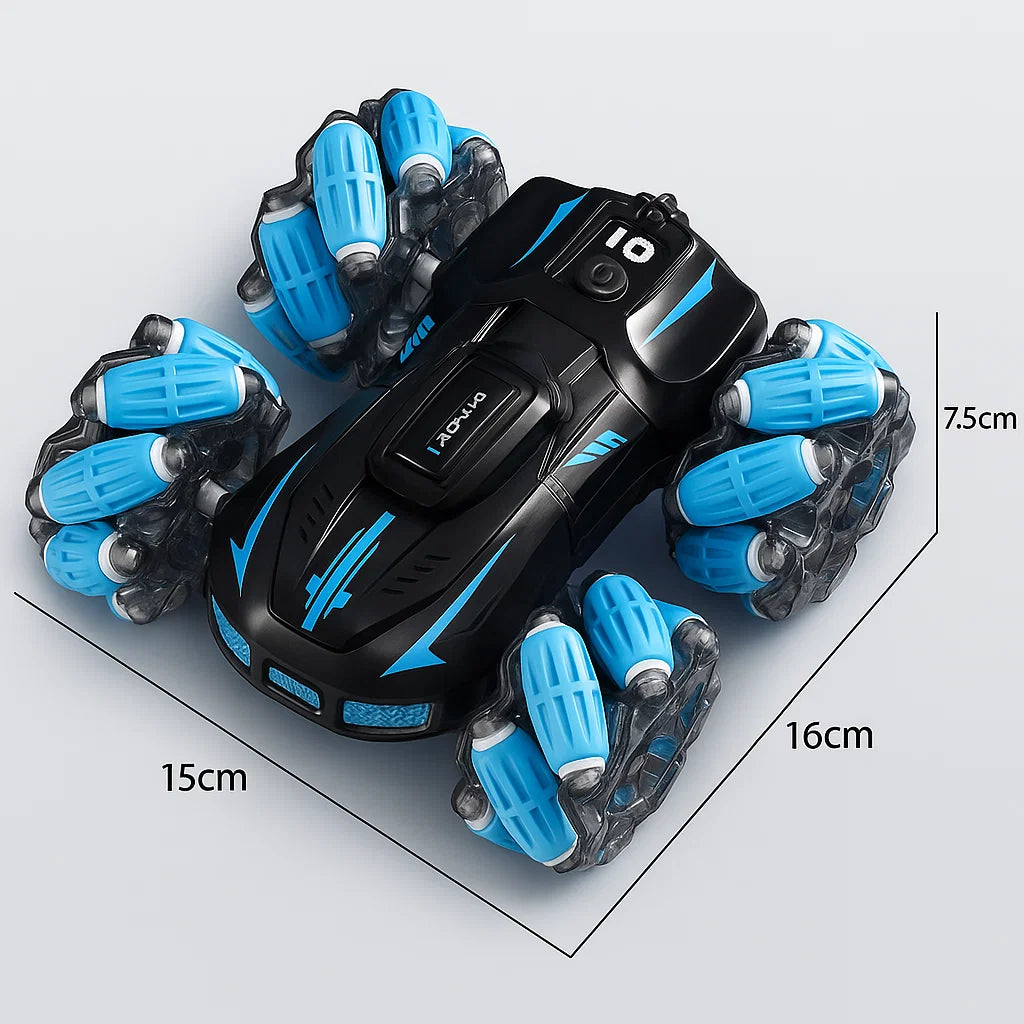 🚙💨 Carro Acrobático RC 4x4 con Control por Gestos, Luces y Efecto de Humo