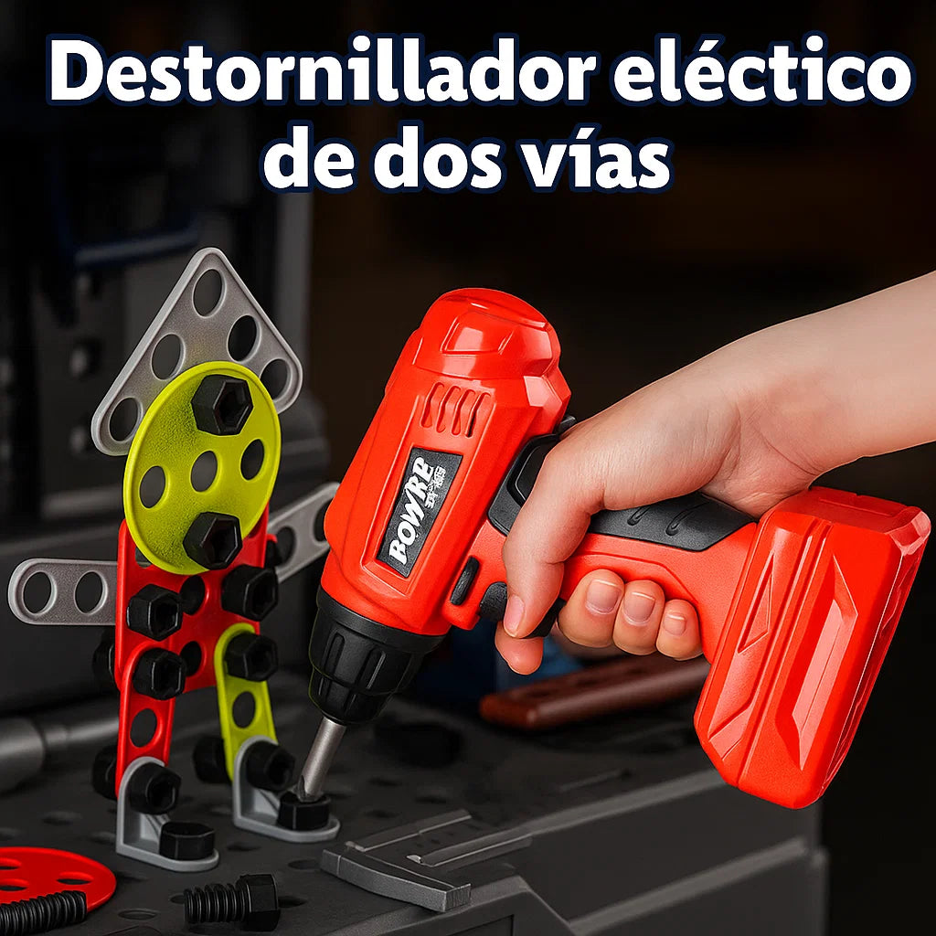 🧰 Mesa de Herramientas Infantil – El Set de Construcción que despierta imaginación y aprendizaje