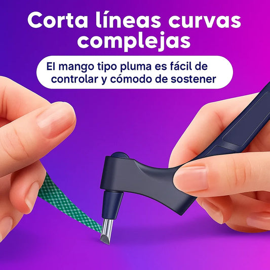 ✂️ Cuchilla Artesanal Giratoria 360° – Corta con Precisión, Facilidad y sin Esfuerzo