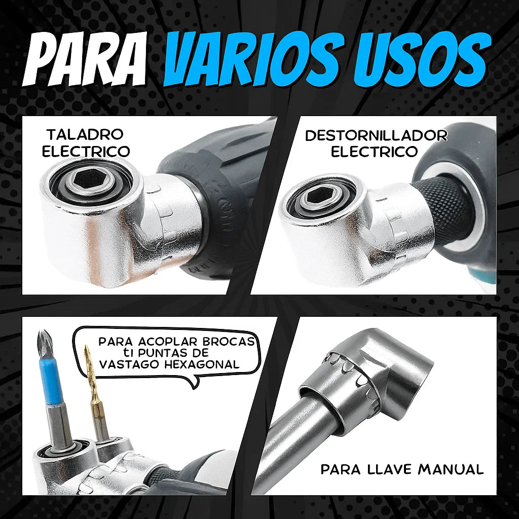 🔧✨ ¡Promo 2x1! Dos Adaptadores 105° para tu Taladro al Precio de Uno