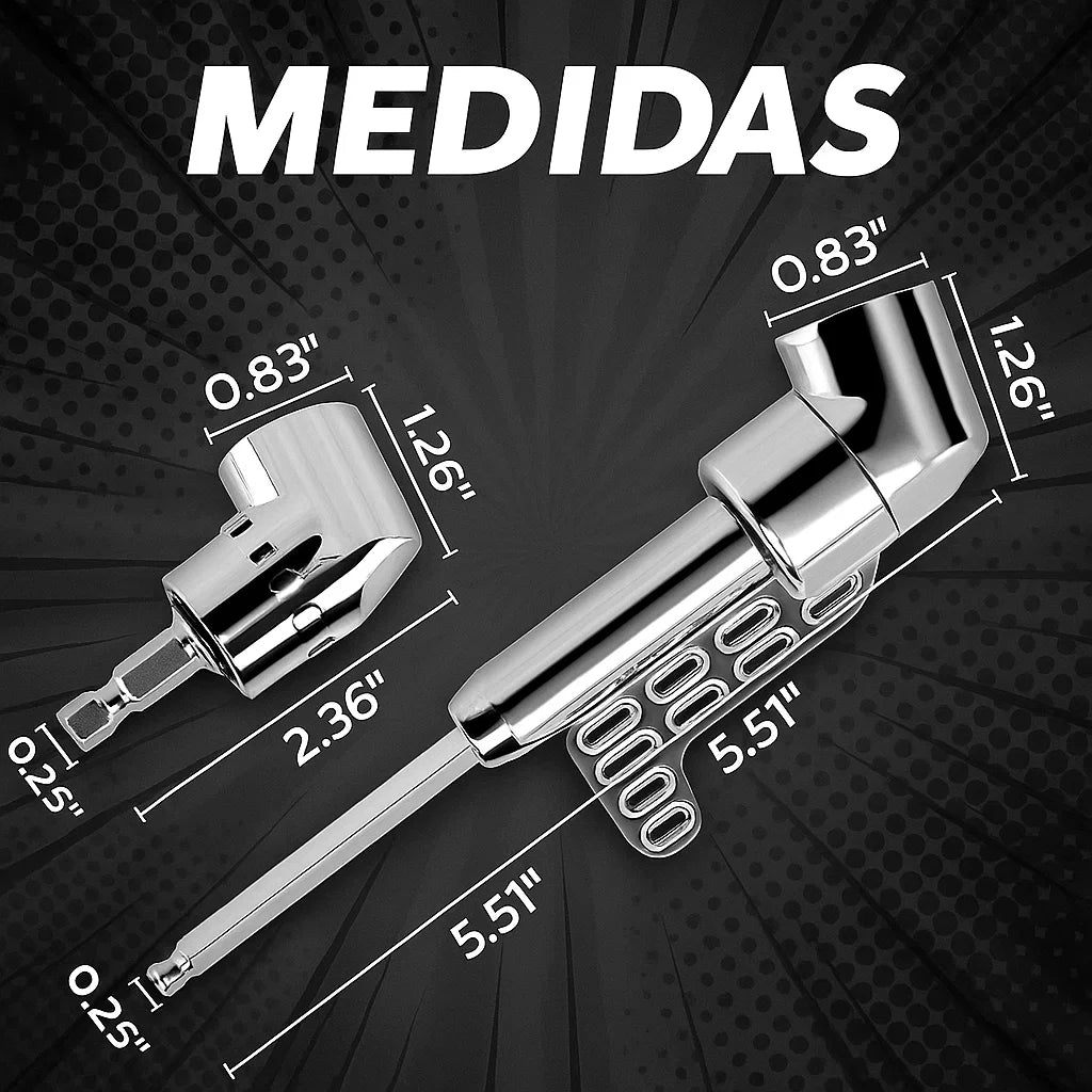🔧✨ ¡Promo 2x1! Dos Adaptadores 105° para tu Taladro al Precio de Uno