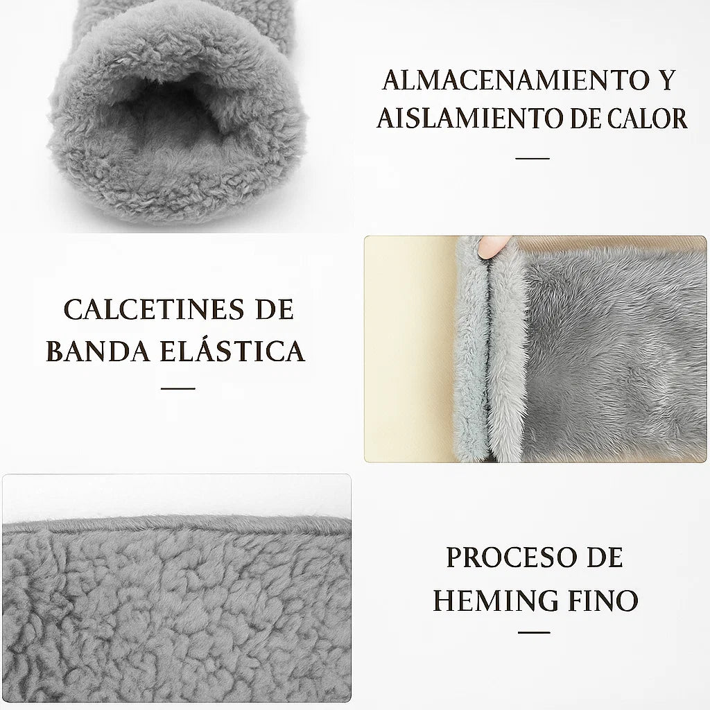 🧦❄️ Calcetines de Felpa Over-The-Knee