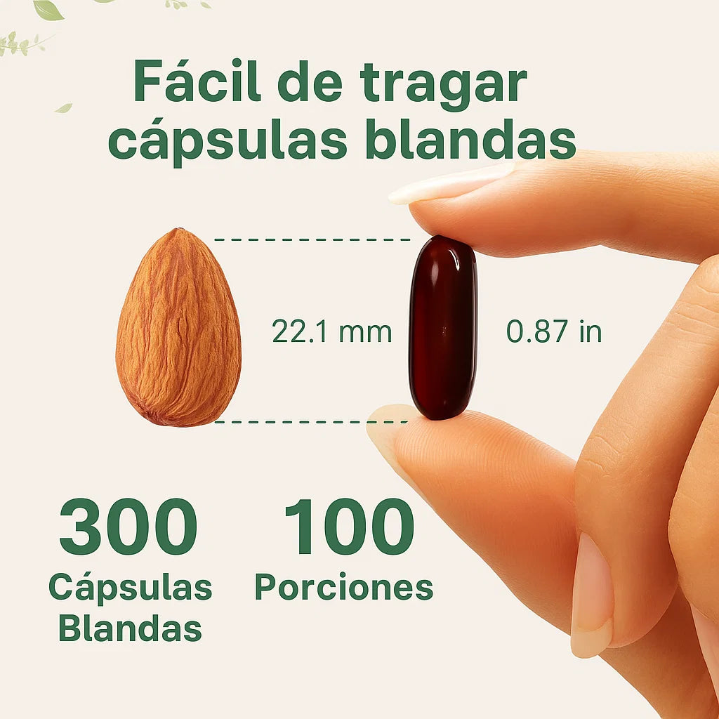 tratamiento para 6 meses 🌿 Aceite de Semilla de Calabaza + Palma Enana Americana — Fórmula Premium 2 en 1