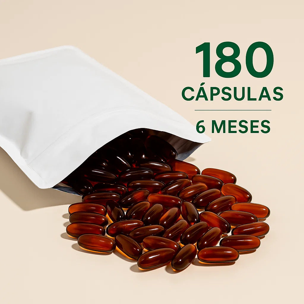 tratamiento para 6 meses 🌿 Aceite de Semilla de Calabaza + Palma Enana Americana — Fórmula Premium 2 en 1