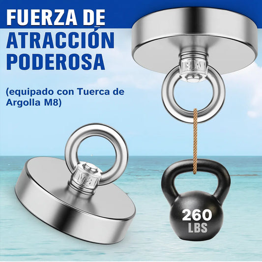 SET DE X3 UNIDADES 🧲 Imán de Neodimio Ultra Fuerte – 260 Libras