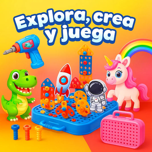 🧰 Juego de Herramientas Infantil 298 Piezas