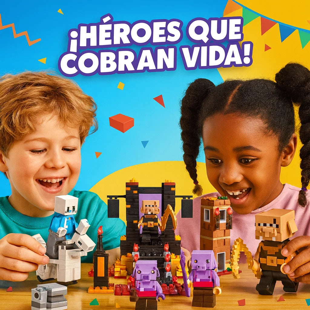 🧱 Set de Construcción Mundo Fantasía – Aventura en el Portal Mágico