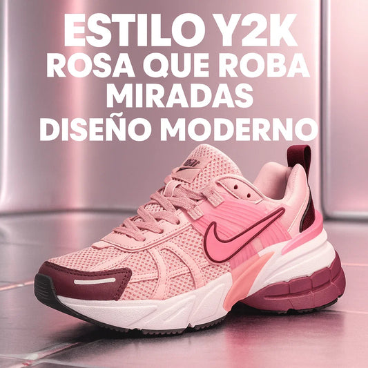 🌸 Nike V2K Rosa – Tendencia, Comodidad y Estilo Retro Futurista