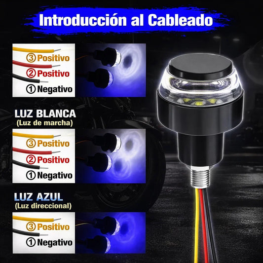 🏍️ PAGUE 1 LLEVE 2: PESA DIRECCIONAL LED PARA MOTO