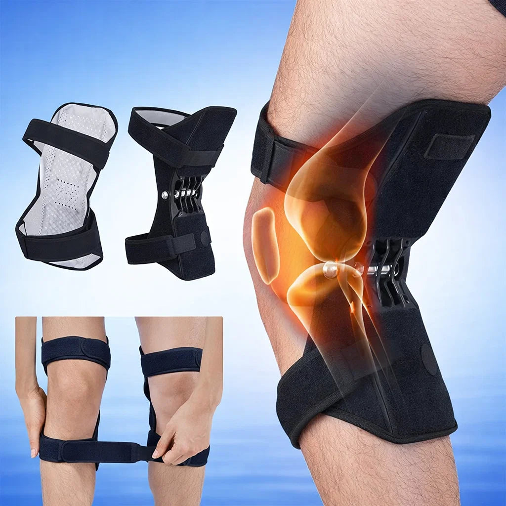 🦵✨ RODILLERAS DE SOPORTE CON ASISTENCIA DE RESORTE