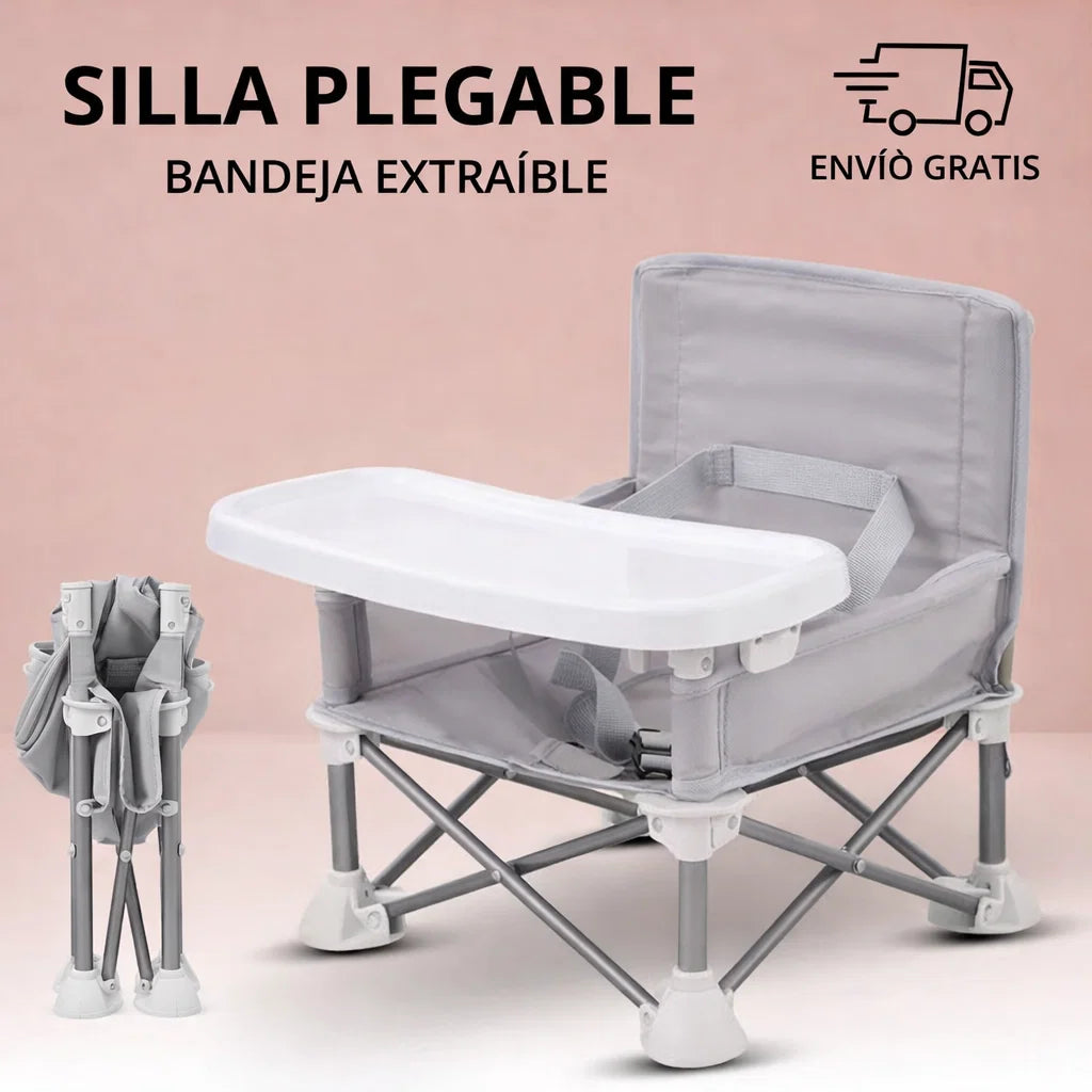🪑 Silla Plegable para Bebés: Comodidad y Seguridad en Cualquier Lugar👶