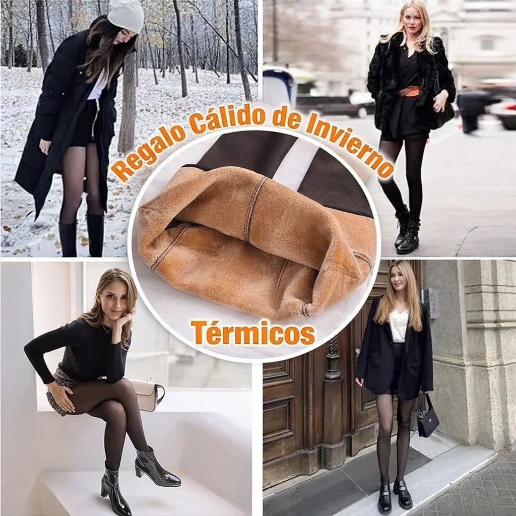 ✨ Medias Veladas Térmicas Efecto Piel ✨
